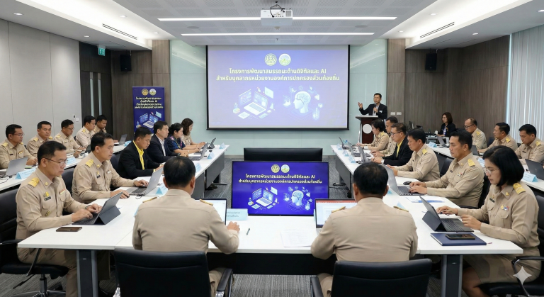โครงการพัฒนาสมรรถนะด้านดิจิทัลและ AI สำหรับบุคลากรหน่วยงานองค์การปกครองส่วนท้องถิ่น