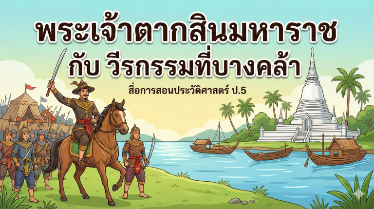 ประวัติศาสตร์ของพระเจ้าตากสินมหาราชกับบางคล้า